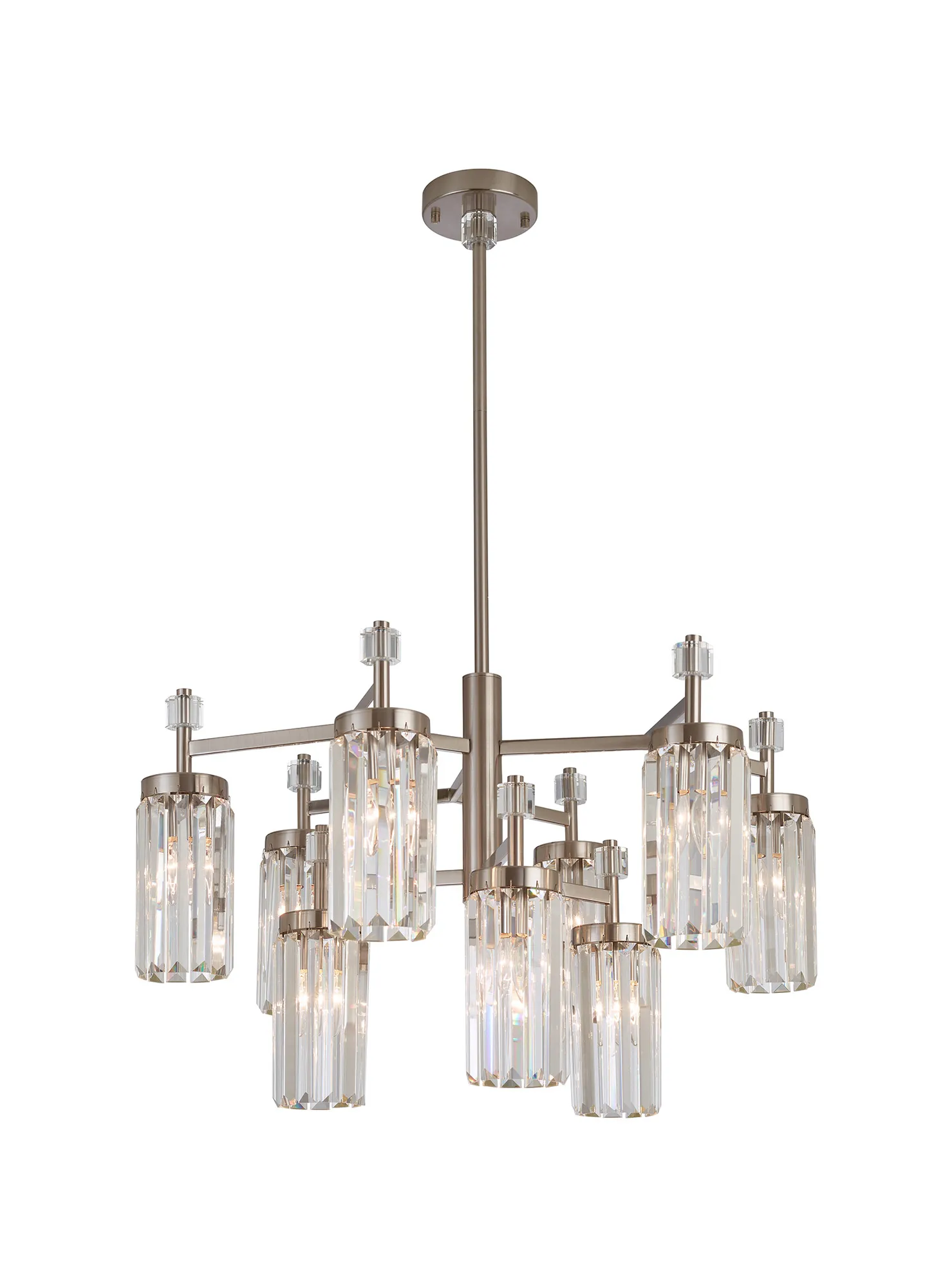Valencia Crystal Ceiling Lights Diyas Multi Arm Crystal Fittings
